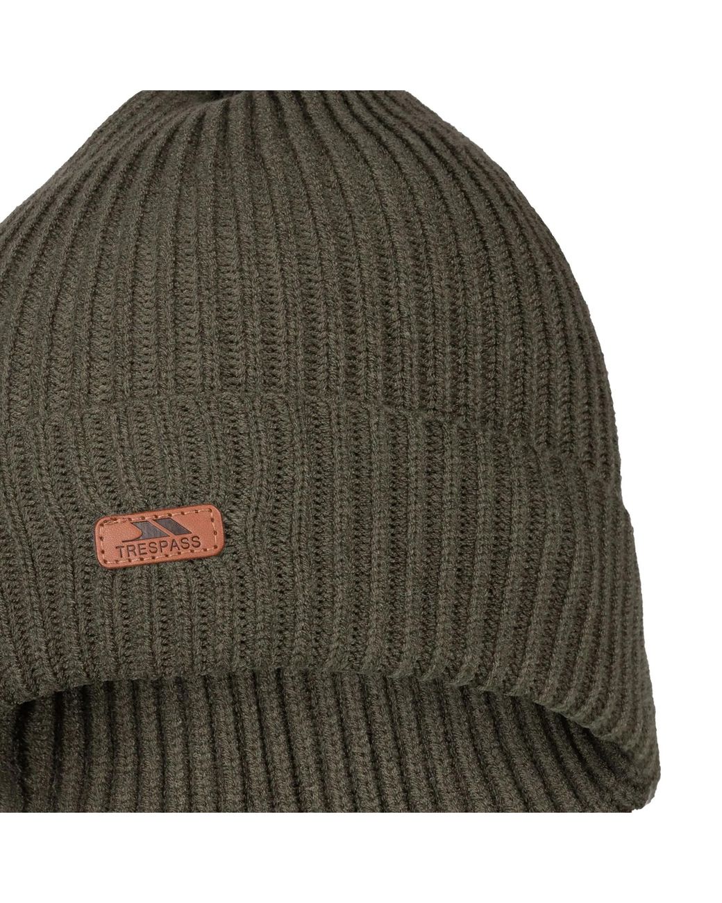 Trespass Green Adult Dornan Beanie (Dark Vine)