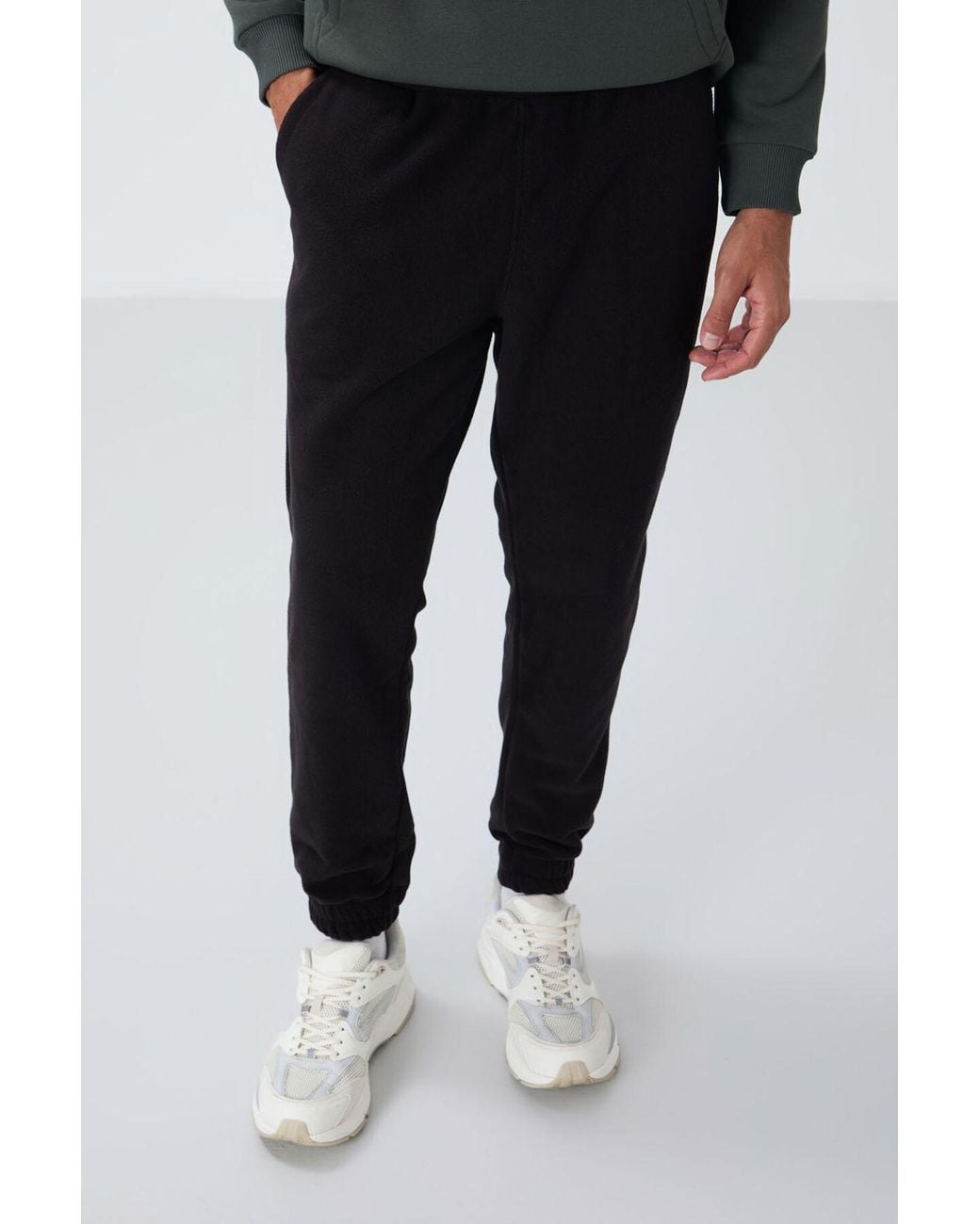 TOMMY LIFE Black Jogger Sweatpants for men