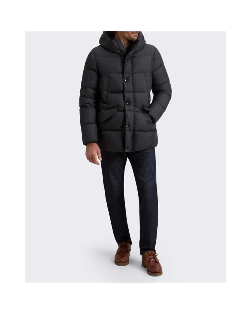 Woolrich Cloud Davis Parka in het Black voor heren