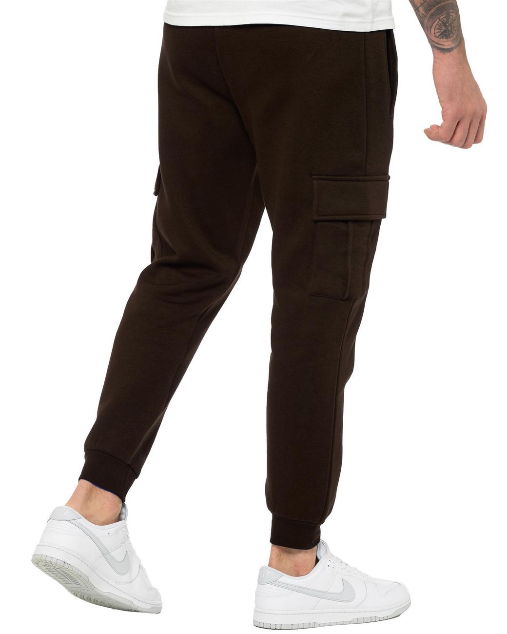 Enzo Cargo Joggers in het Black voor heren