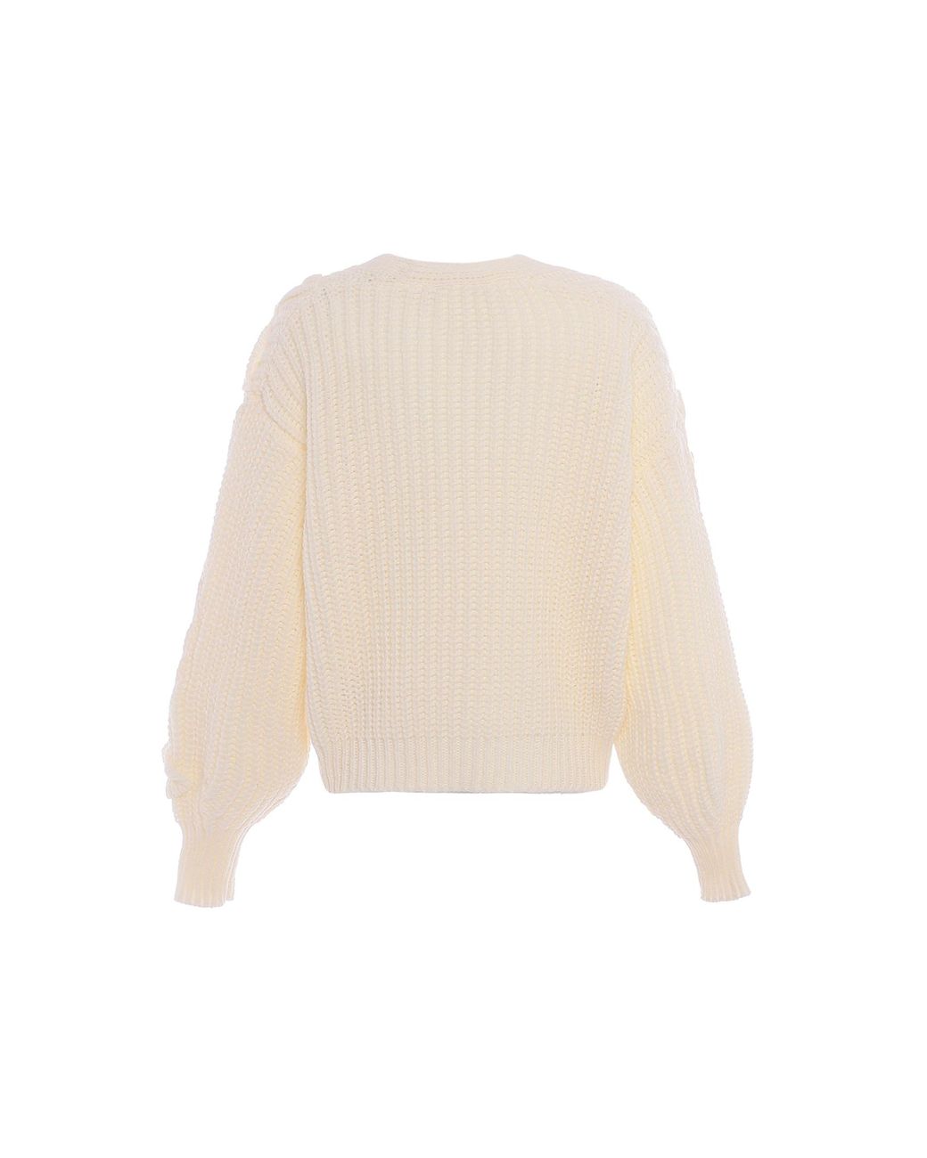faina Jumper Wolwit in het Natural