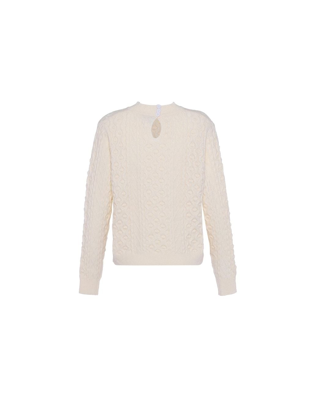 faina Jumper Wolwit in het White