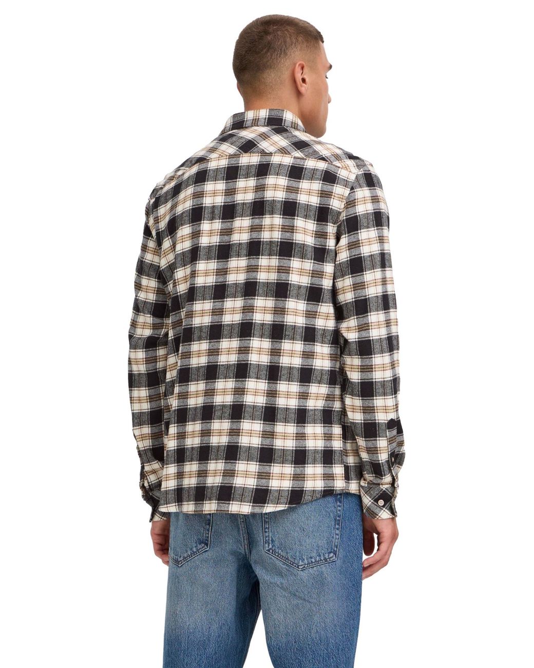 Solid Shirt in het Gray voor heren