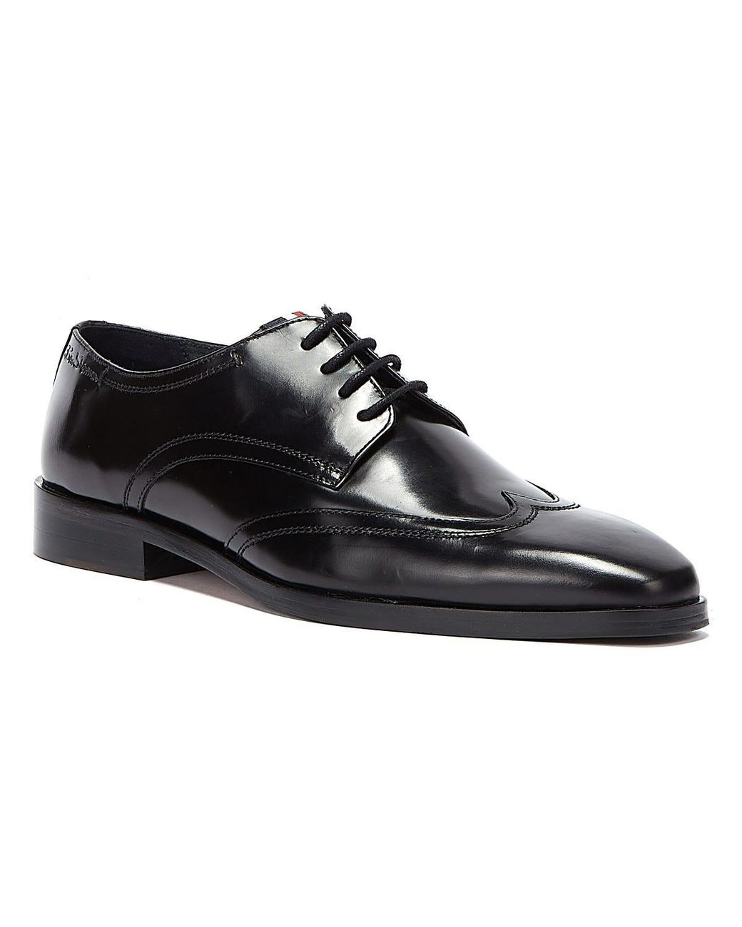 Ben Sherman Black Kingston Derby Shoes for men