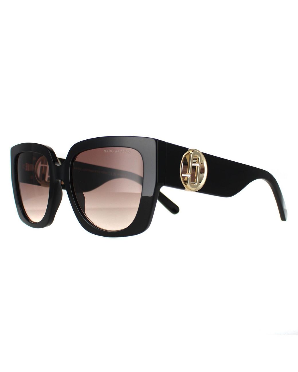 Marc Jacobs Brown Rectangle Braun Gradient Marc 687/S