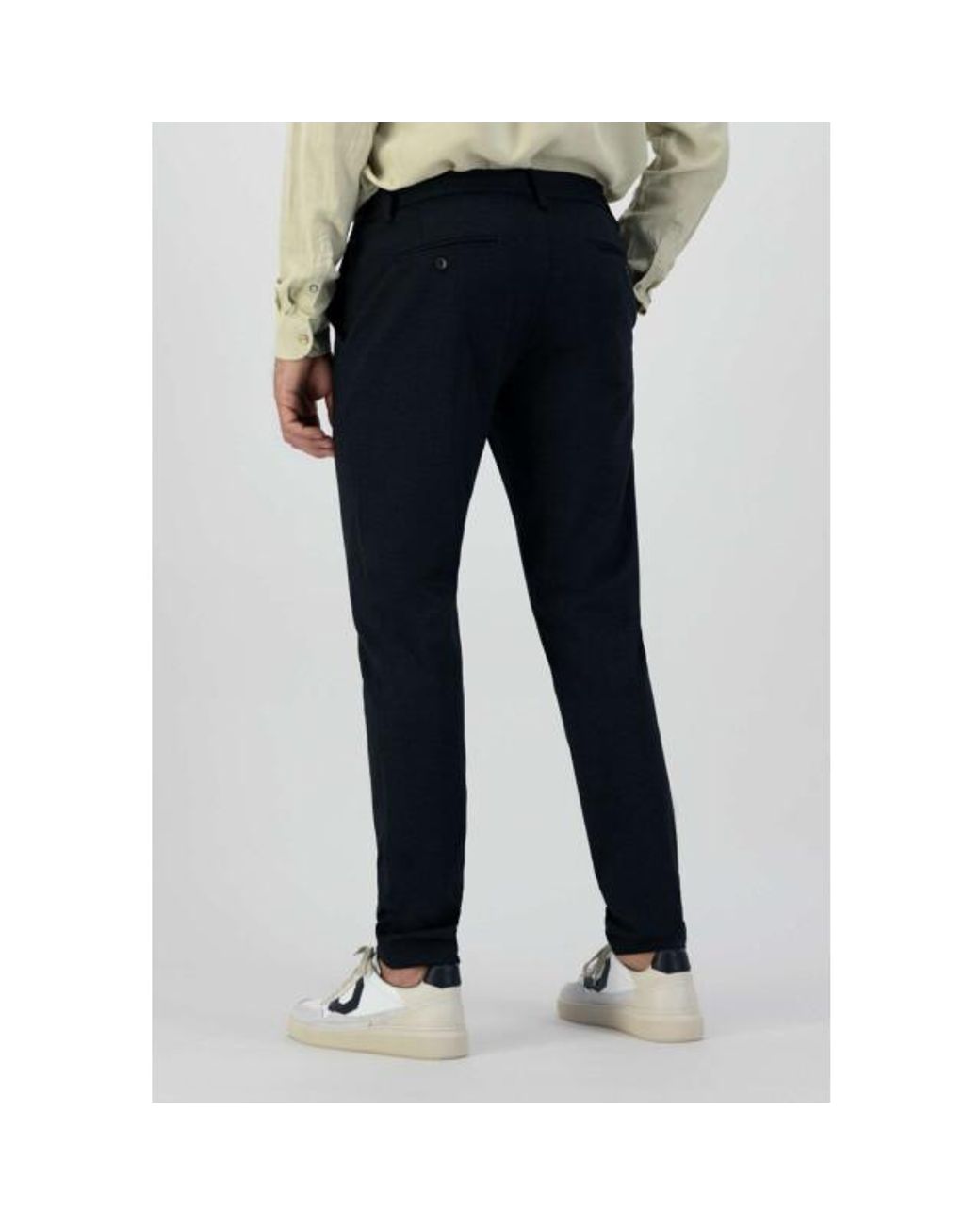 Dstrezzed Lancaster Tapered Jogger Pattern Sweat in het Blue voor heren