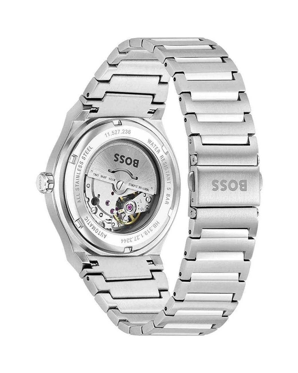 Boss Grijze Rvs Dress Watch in het Metallic voor heren