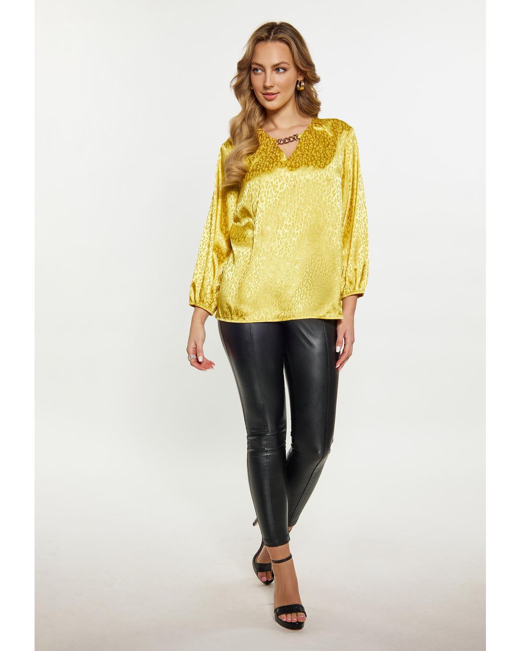 faina Blouse in het Yellow