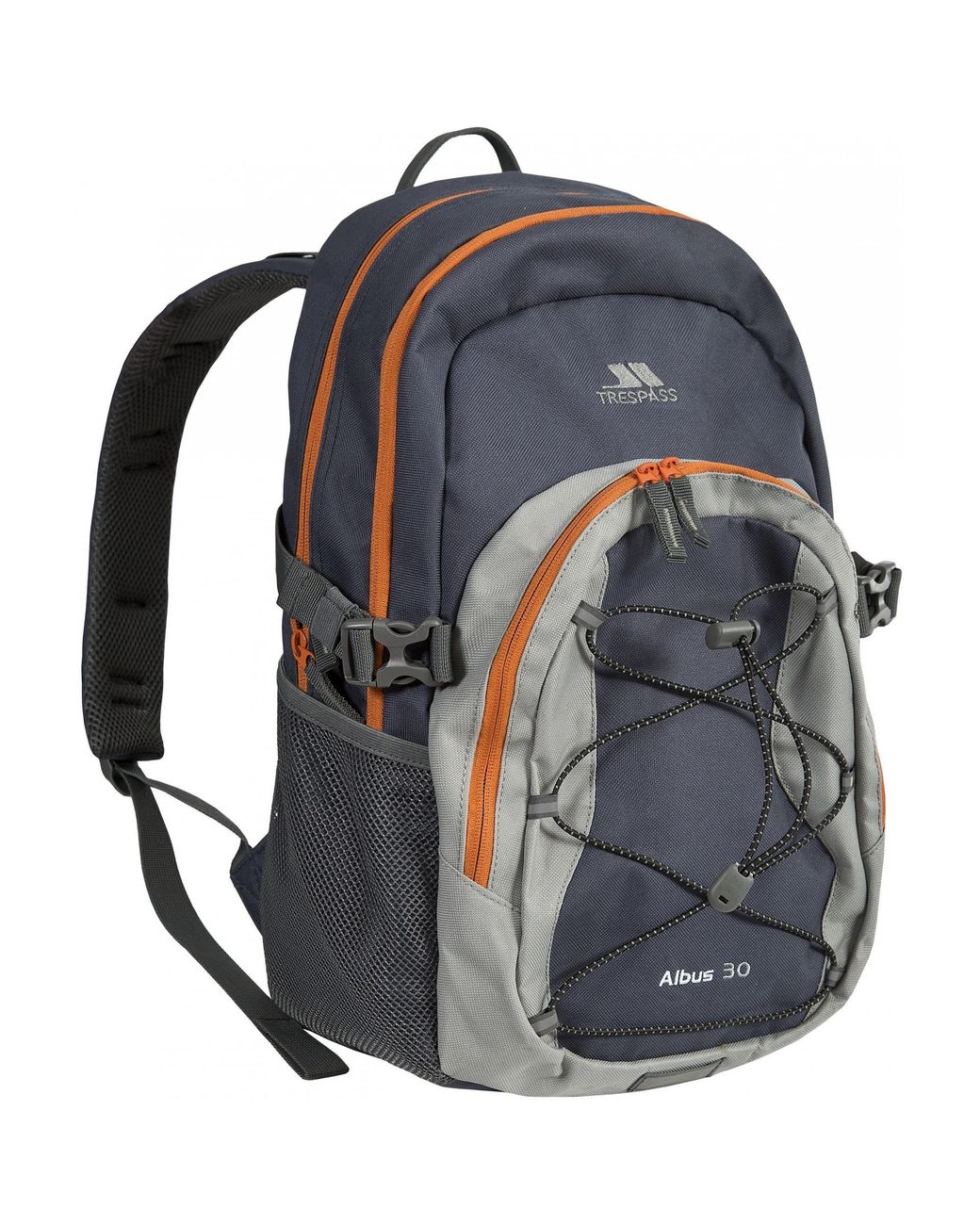 Trespass Black Albus 30 Litre Casual Rucksack/Backpack