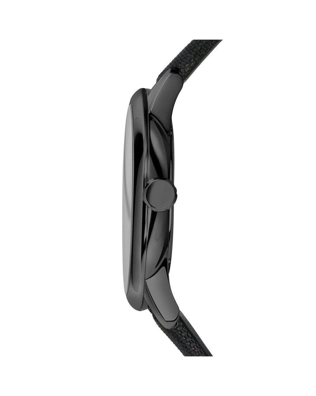 Burberry Bu10010 Geruit Gestempeld Rond Wijzerplaat 40Mm Herenhorloge in het Black voor heren