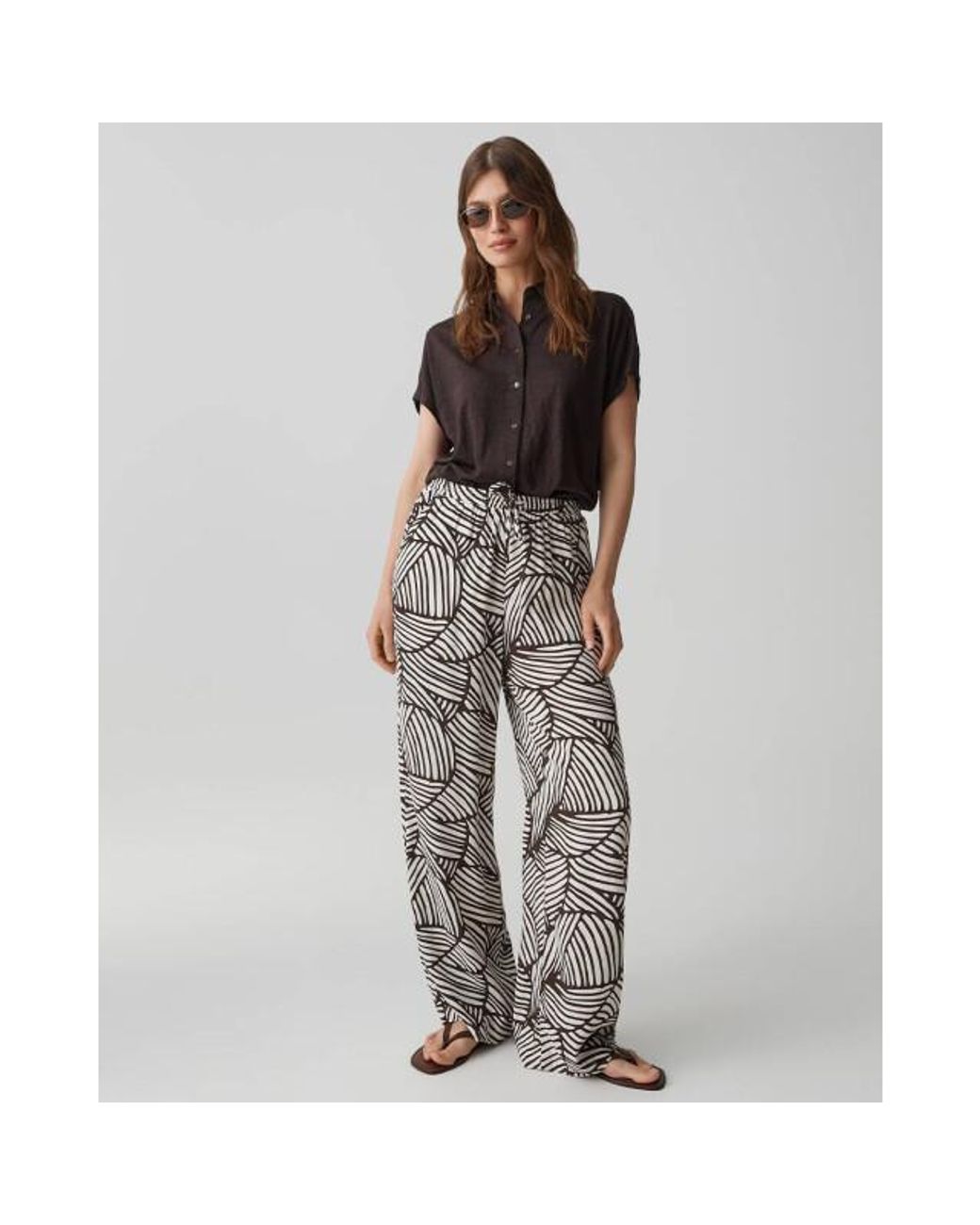 Opus Pantalon 10420114240106 in het Gray