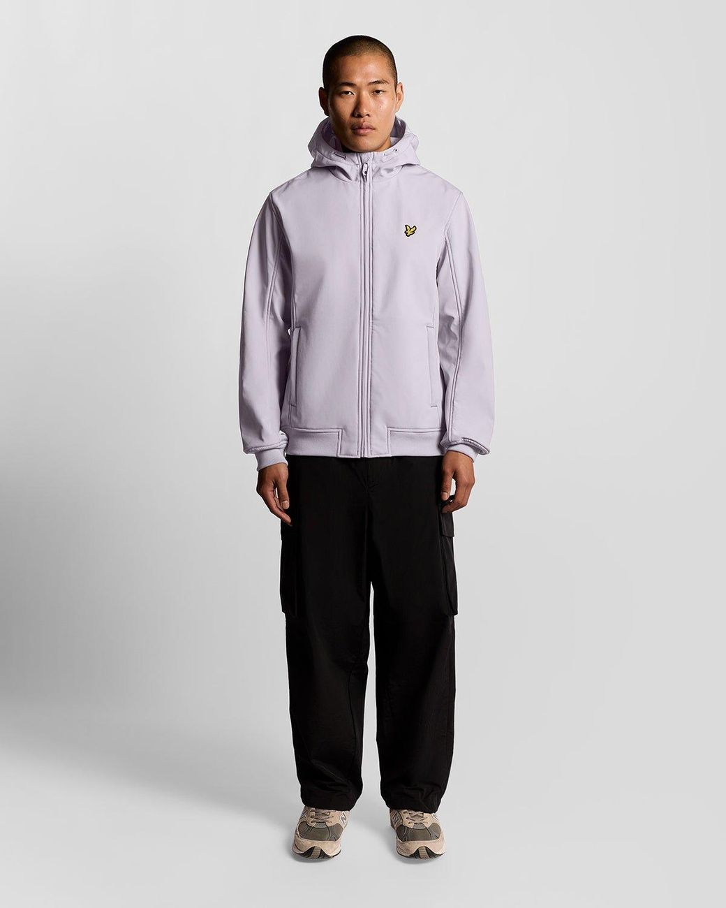 Lyle & Scott Fleecegefütterte Softshelljacke in Purple für Herren