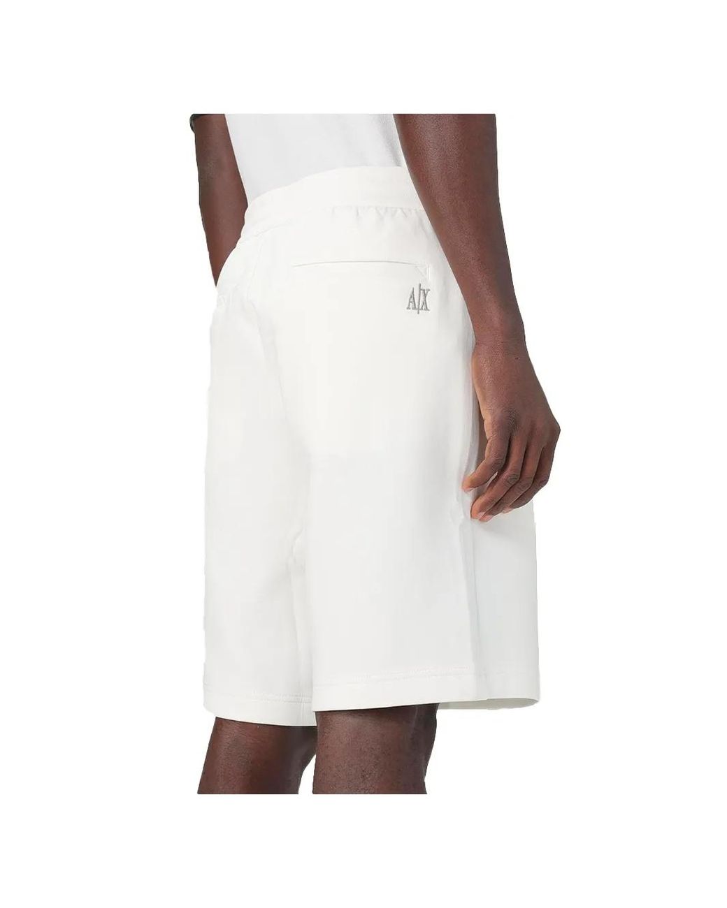 ARMANI EXCHANGE Essentials Shorts Voor in het White voor heren