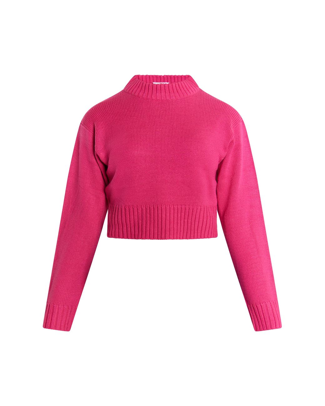 myMo Pink Kurzer Pullover Damen