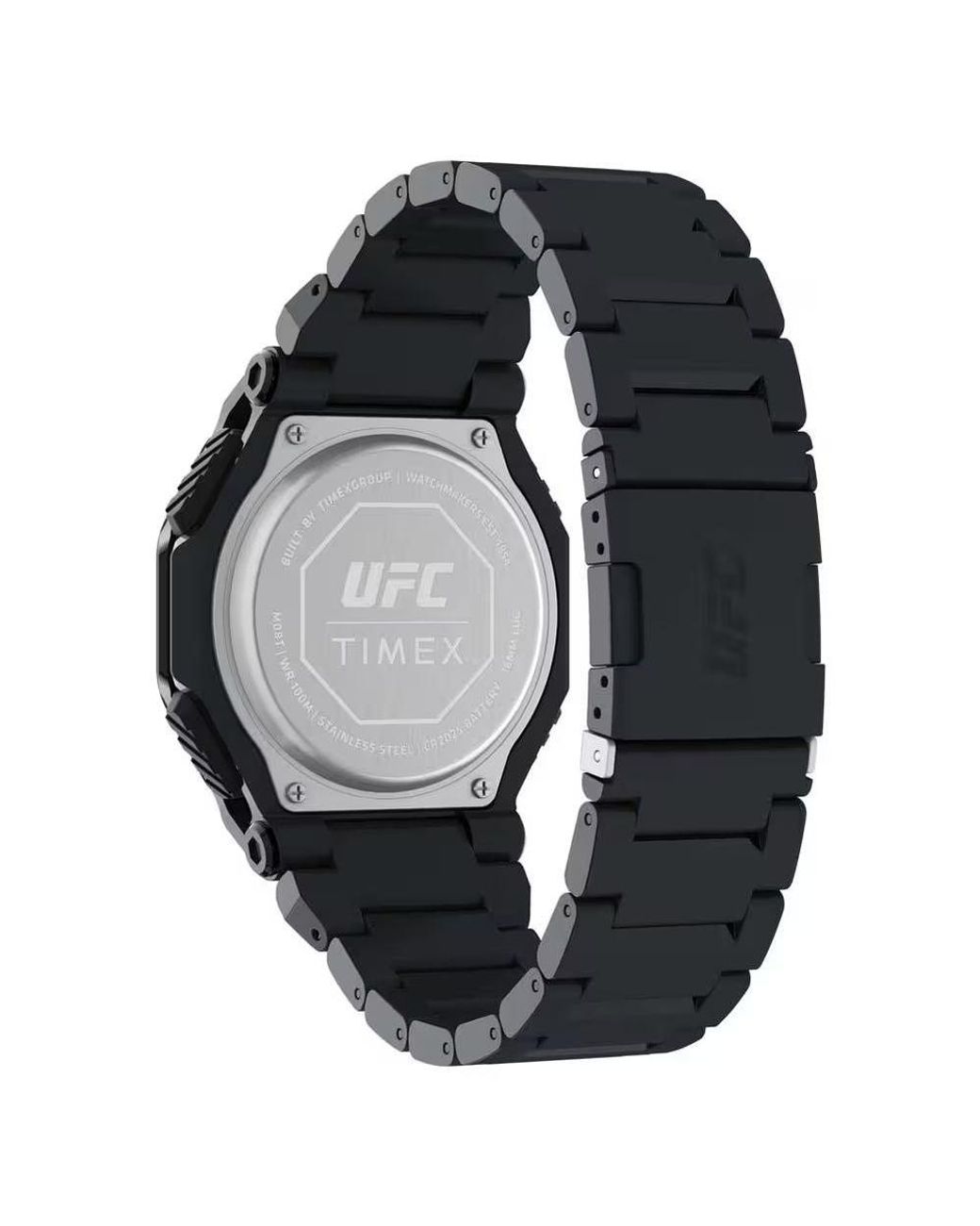 Timex Sportuhr Aus Schwarzem Edelstahl in Black für Herren