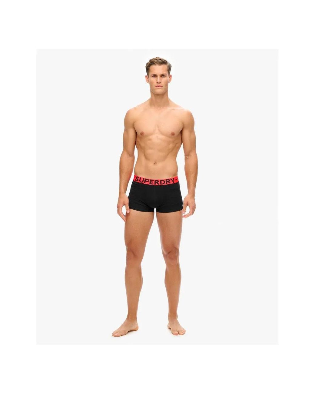 Superdry Boxershorts, 3-Pack in het Black voor heren