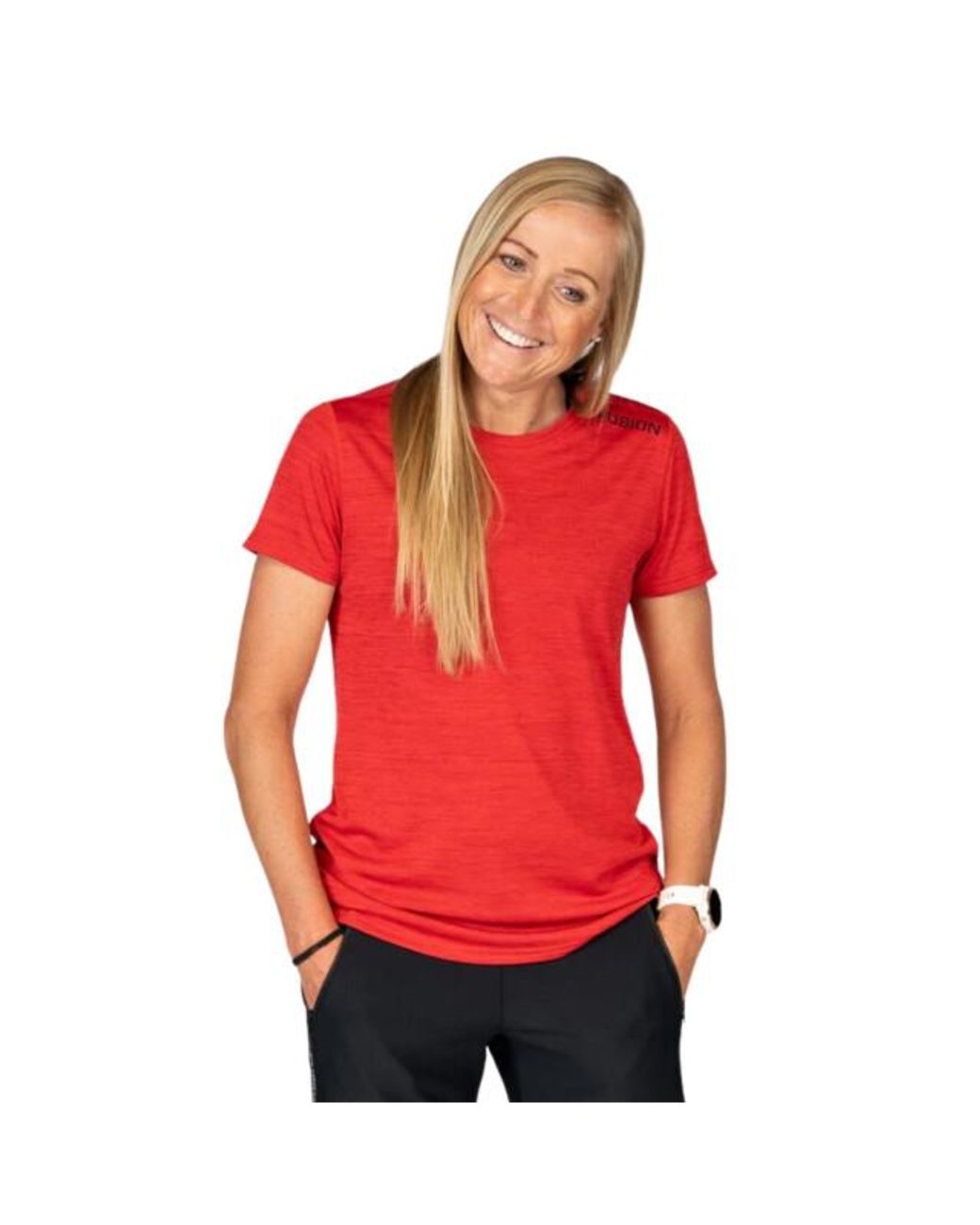 Fusion Hardloopshirt in het Red
