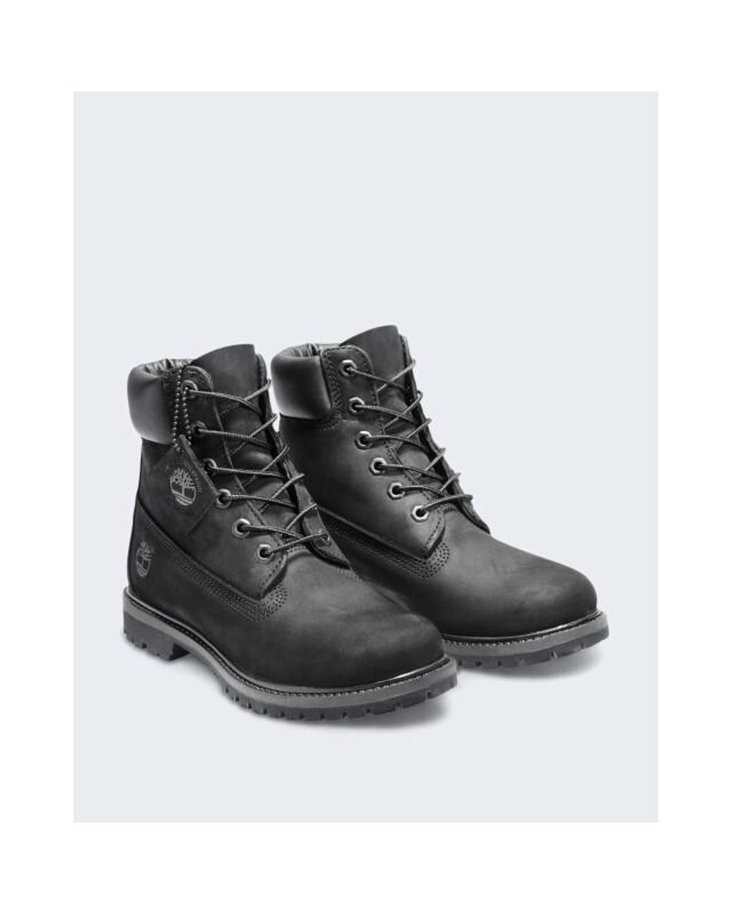 Timberland 6 Inch Lace Up Boot in het Black