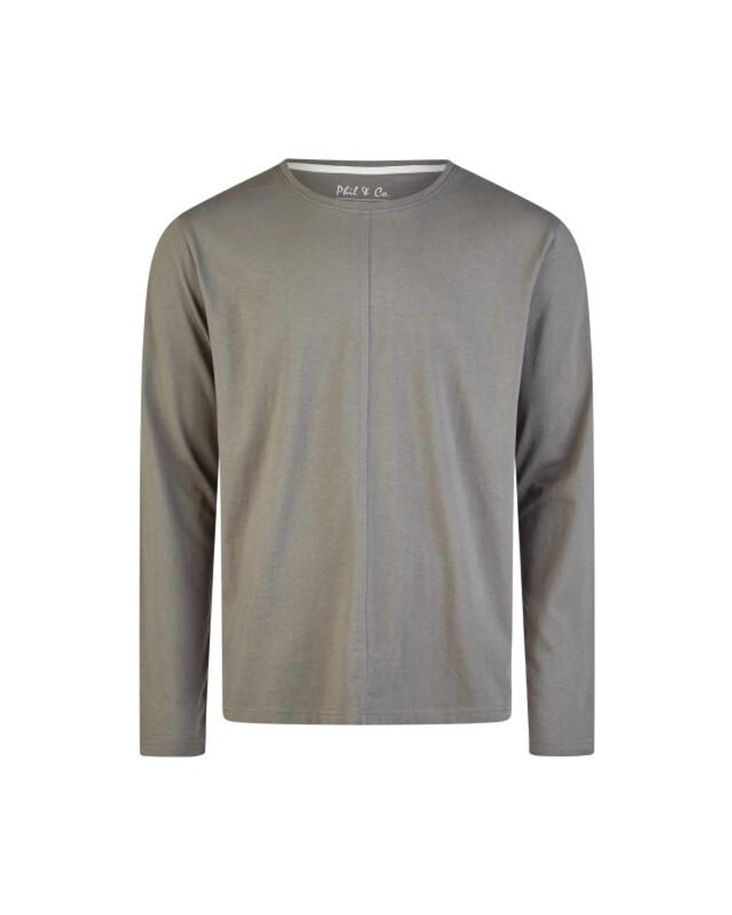 Phil & Co. Berlin Pyjama Set Lang in het Gray voor heren