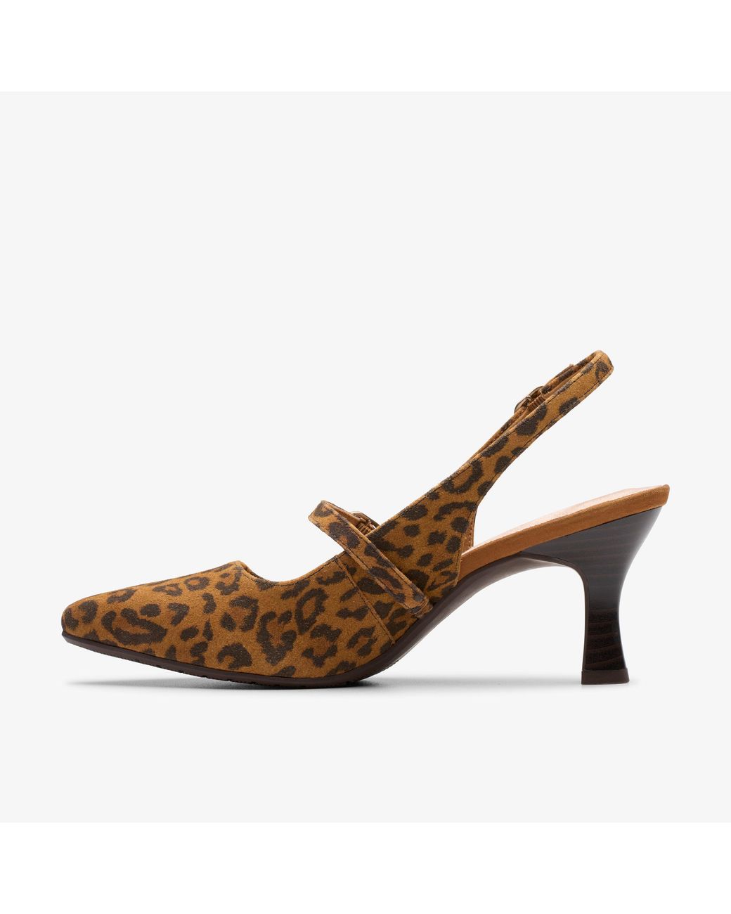 Clarks Kataleyna Ruby Panterprint Schoenen in het Brown