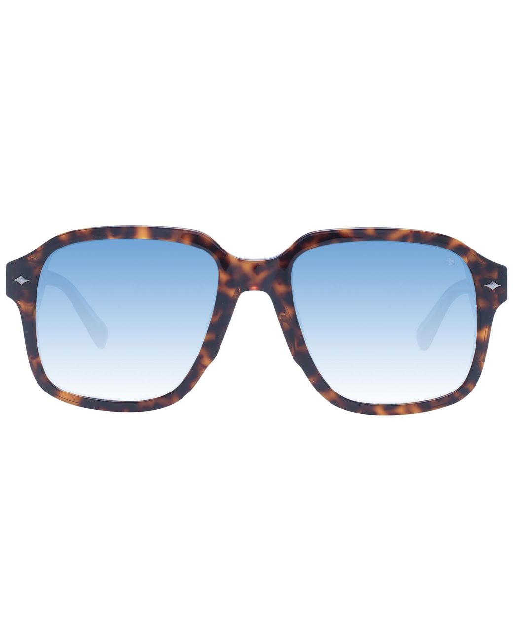 Scotch & Soda Blue Brown Metal Sunglasses for men