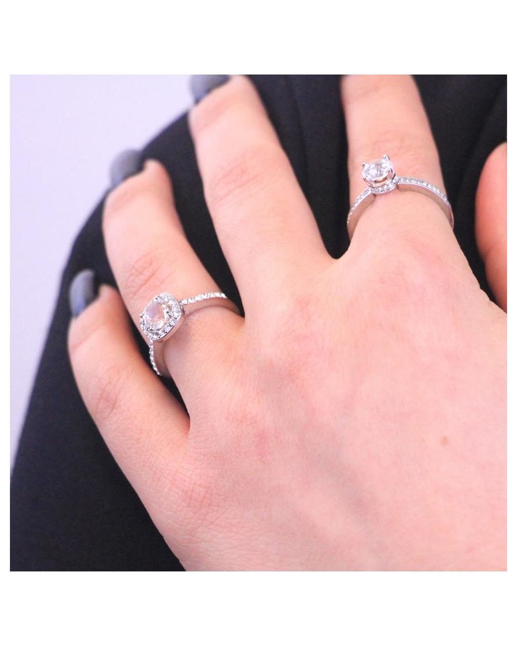 Myc Paris White Elise Ring