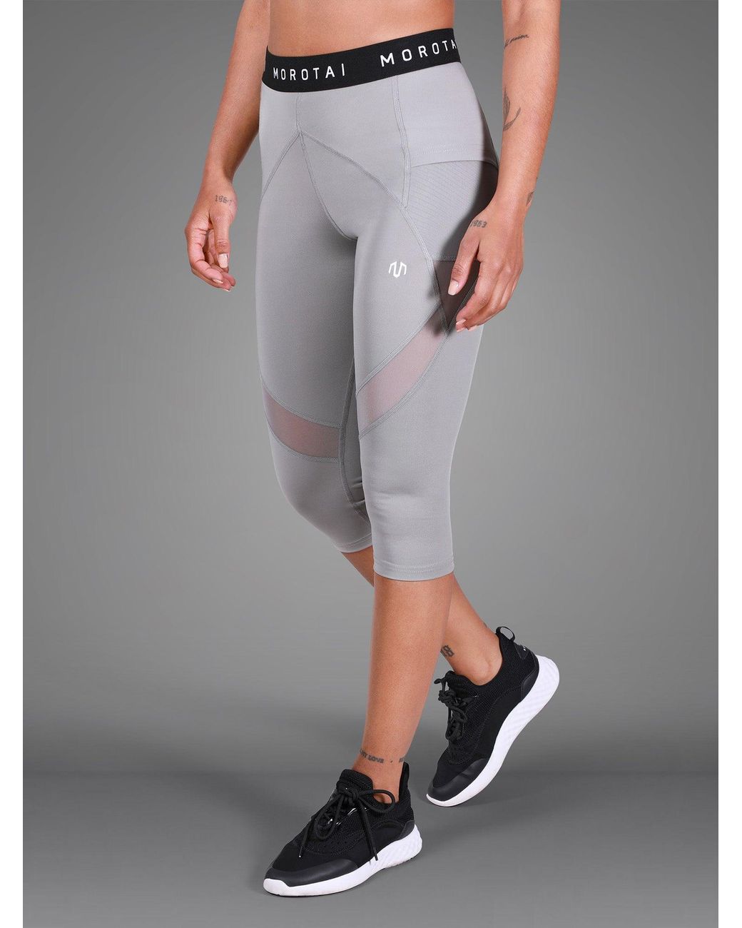 MOROTAI Capri Performance Tights in het Gray voor heren
