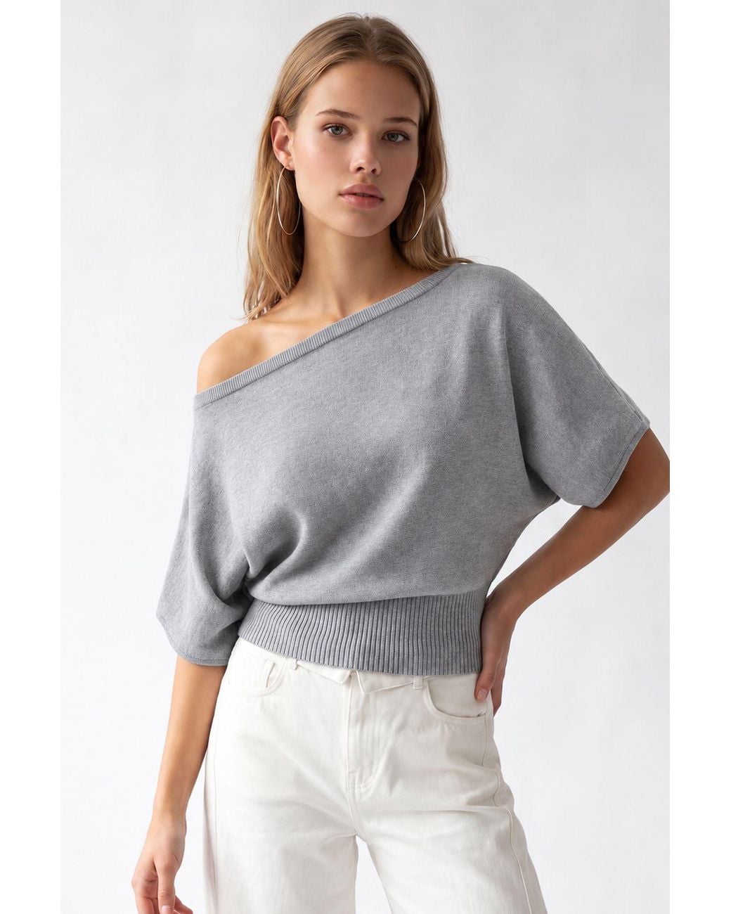 MixRay Gray Damen Strickpullover