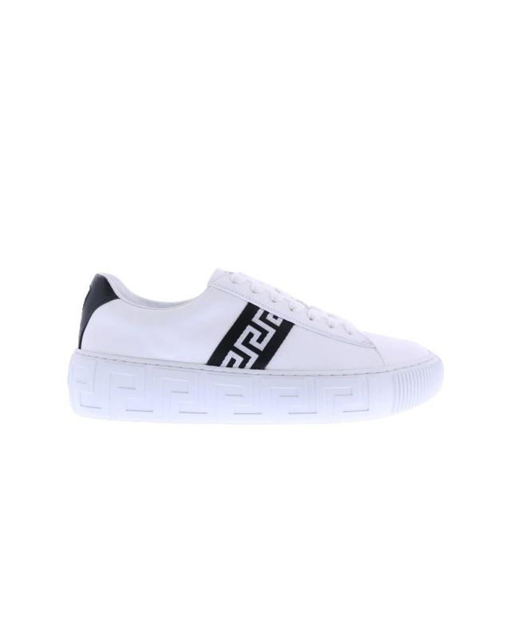 Versace Schoenen ,Wit ,Lage Top Sneakers in het Blue