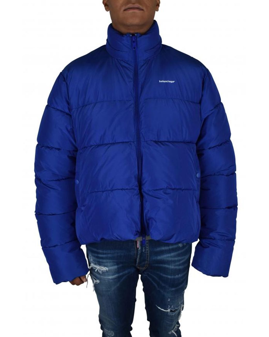 Balenciaga Jas in het Blue voor heren