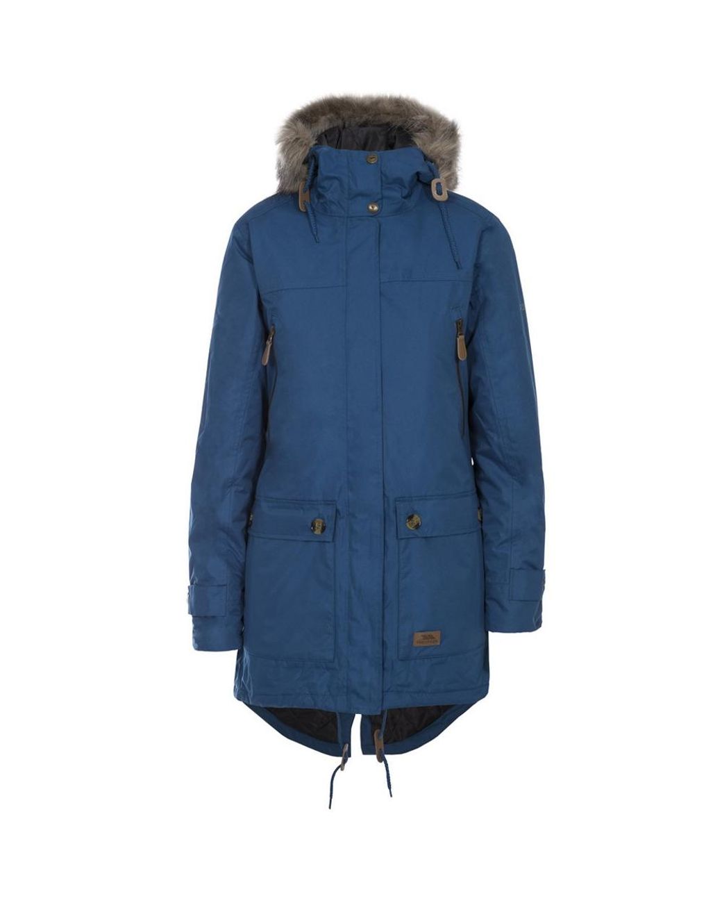 Trespass Blue Ladies Clea Waterproof Padded Jacket