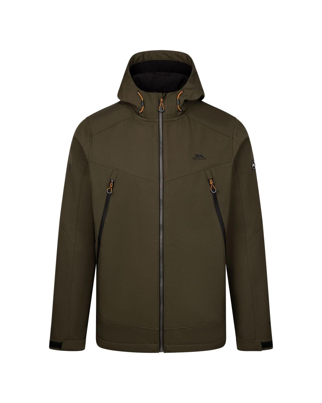Trespass Green Hubbard Soft Shell Jacket (Dark Vine) for men