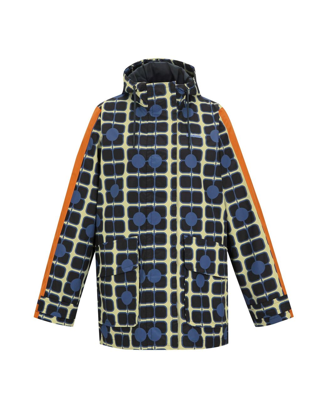 Regatta Blue Ladies Orla Kiely Mid Length Waterproof Jacket