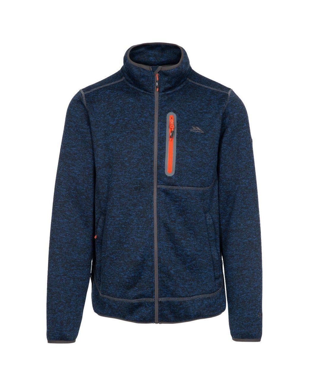 Trespass Blue Bingham Fleece Jacket Marl) for men