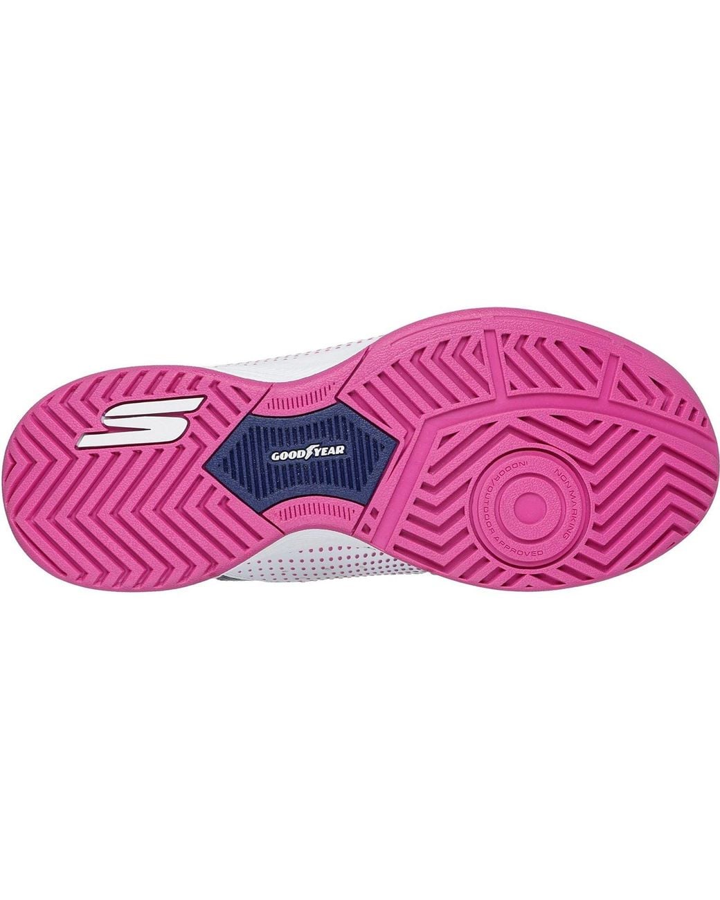 Skechers Blue Slip-Ins Relaxed Fit Viper Court Reload Trainers Pu