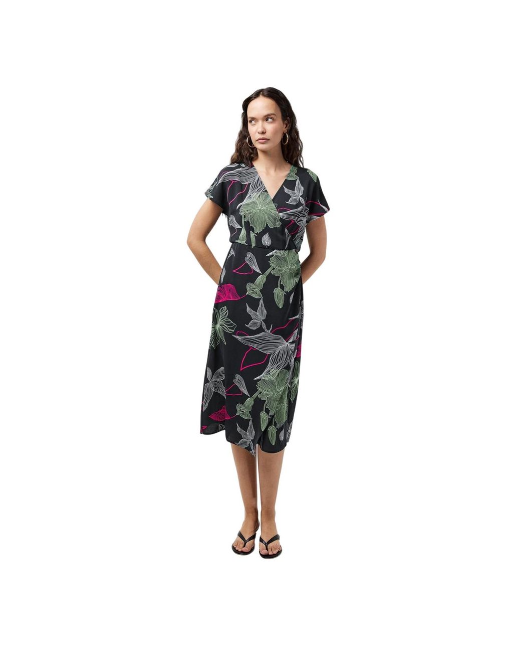 Vero Moda Jane-Wikkeljurk Voor in het Black