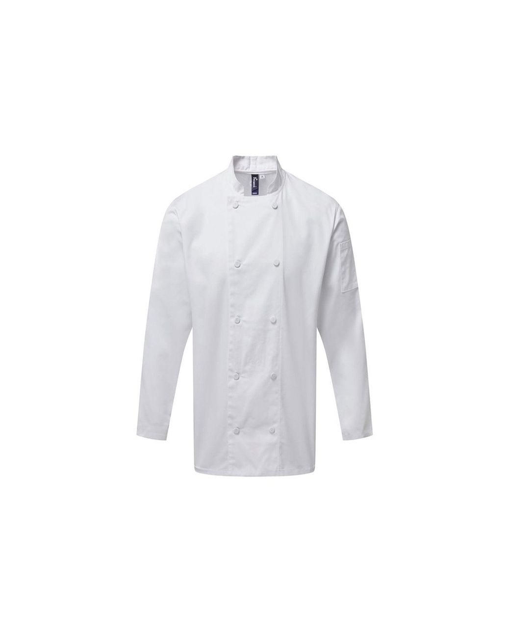 PREMIER White Coolchecker Long-Sleeved Chef Jacket for men