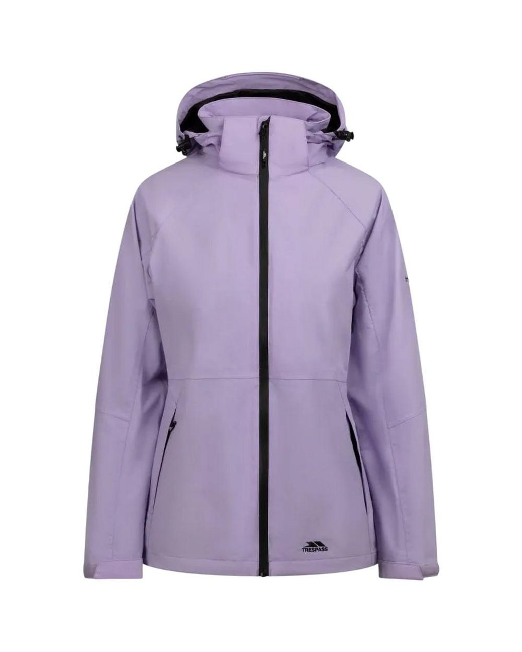 Trespass Purple Ladies Tilbury Tp75 Waterproof Jacket (Gelsomino)