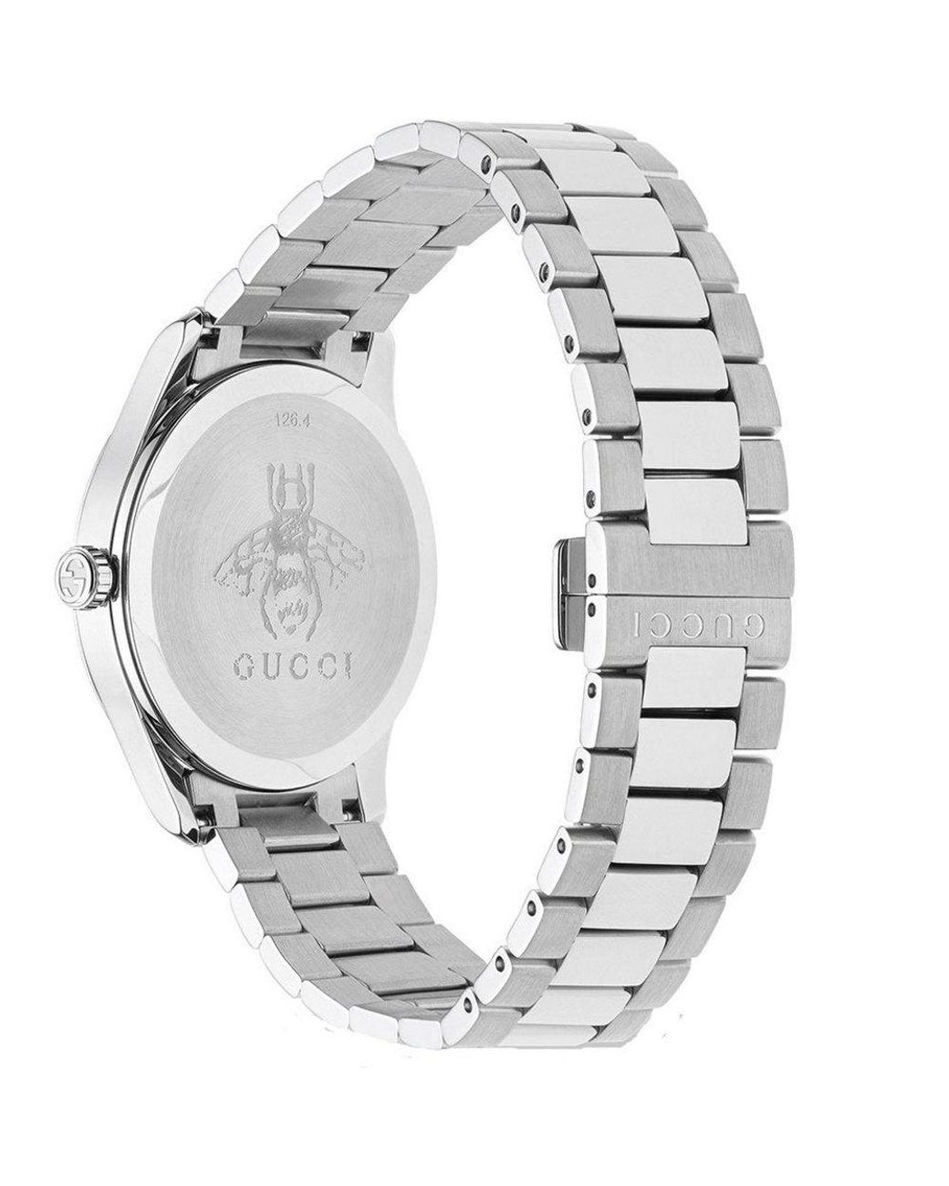 Gucci Ya1264076 G-Timeless Herenhorloge in het Metallic voor heren