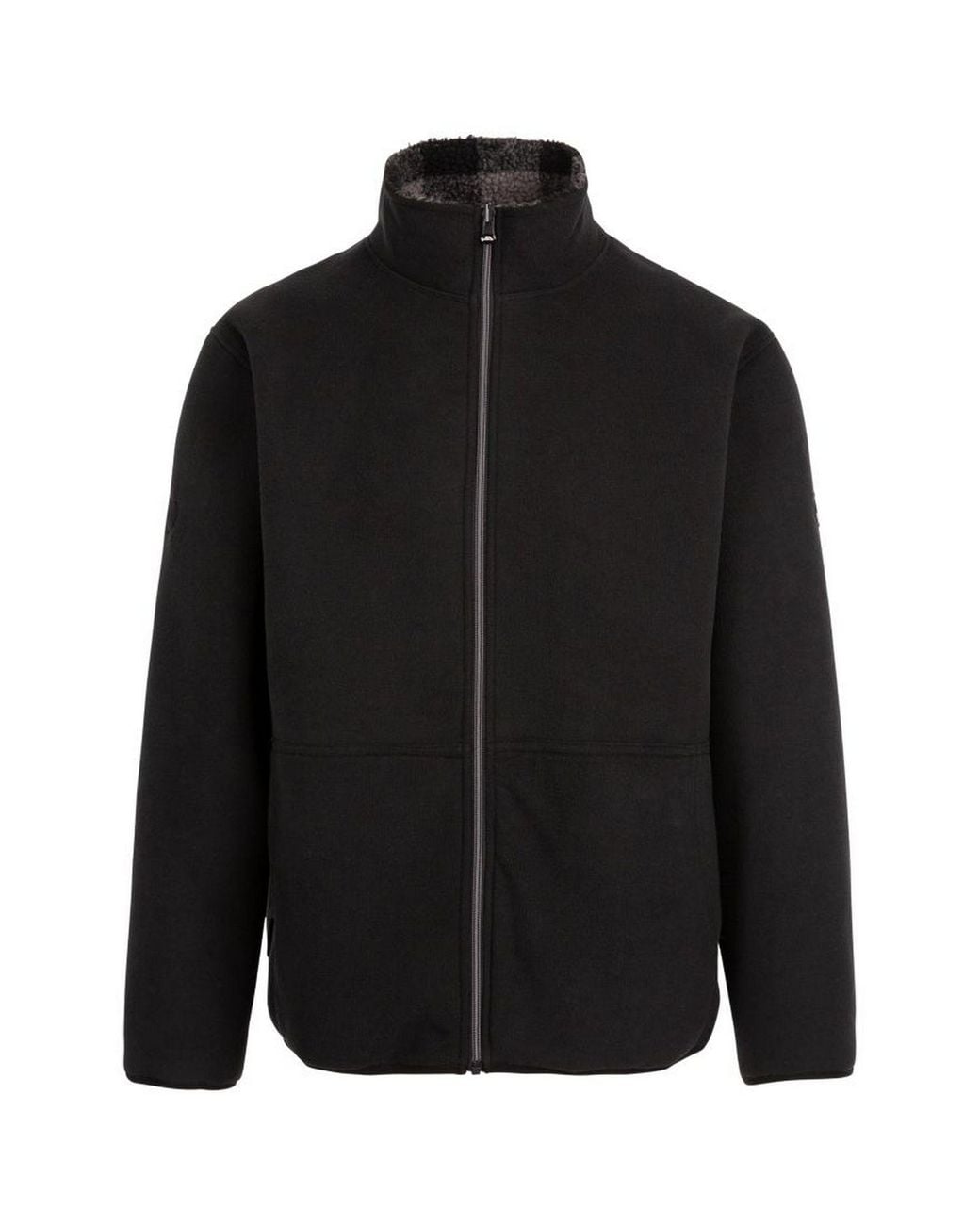 Trespass Black Tatsfield Fleece Jacket for men