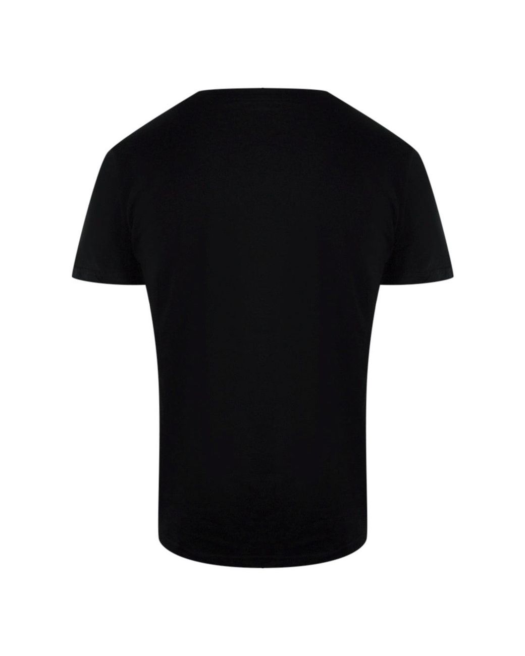 Roberto Cavalli Black Smoke Bold Logo T-Shirt Cotton for men