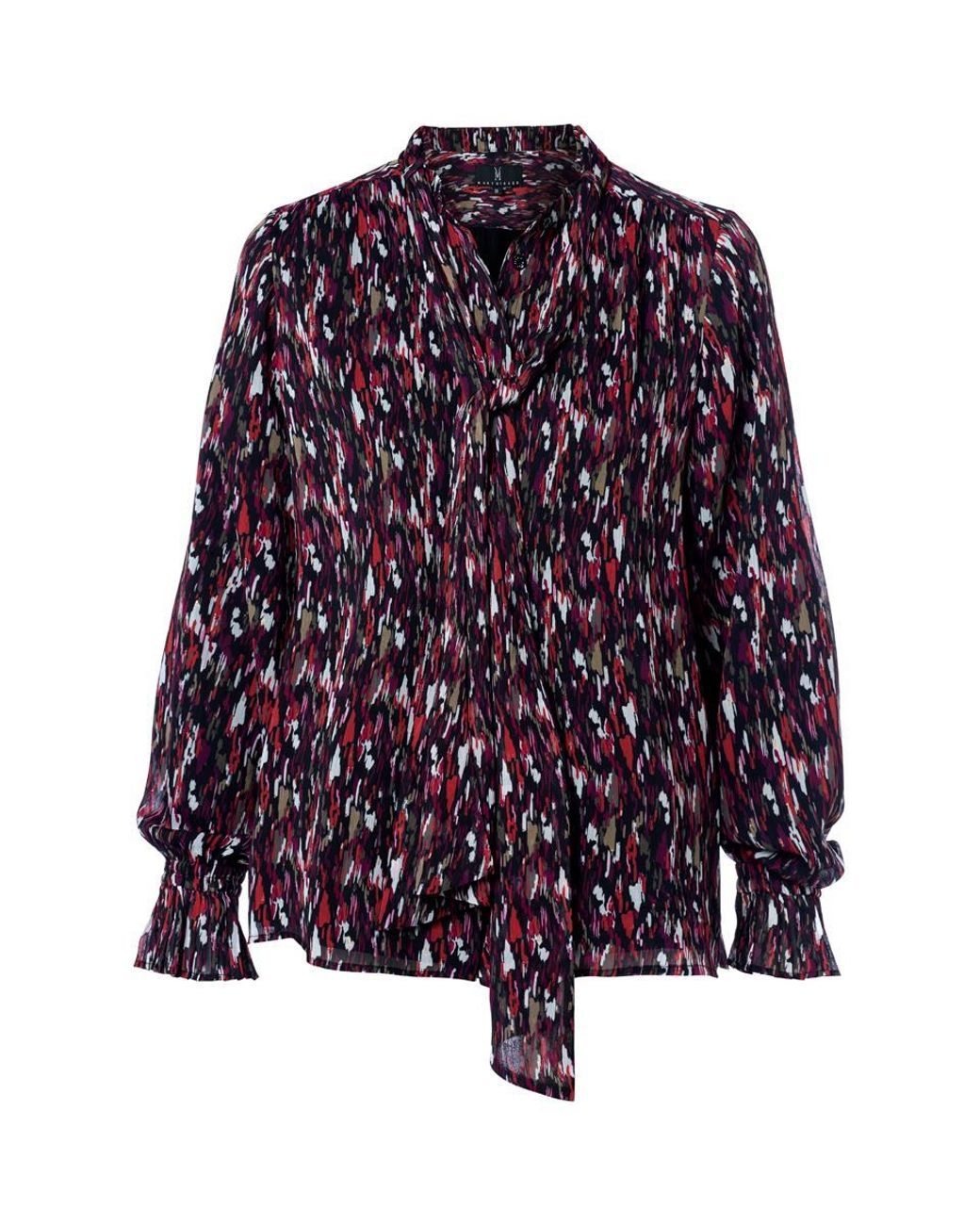 Mart Visser Irina Print Blouse Taupe Multi in het Brown