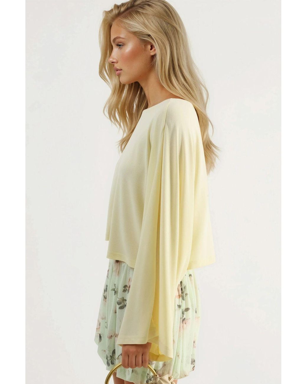 Busem Losse Fit Bootneck Blouse in het Natural