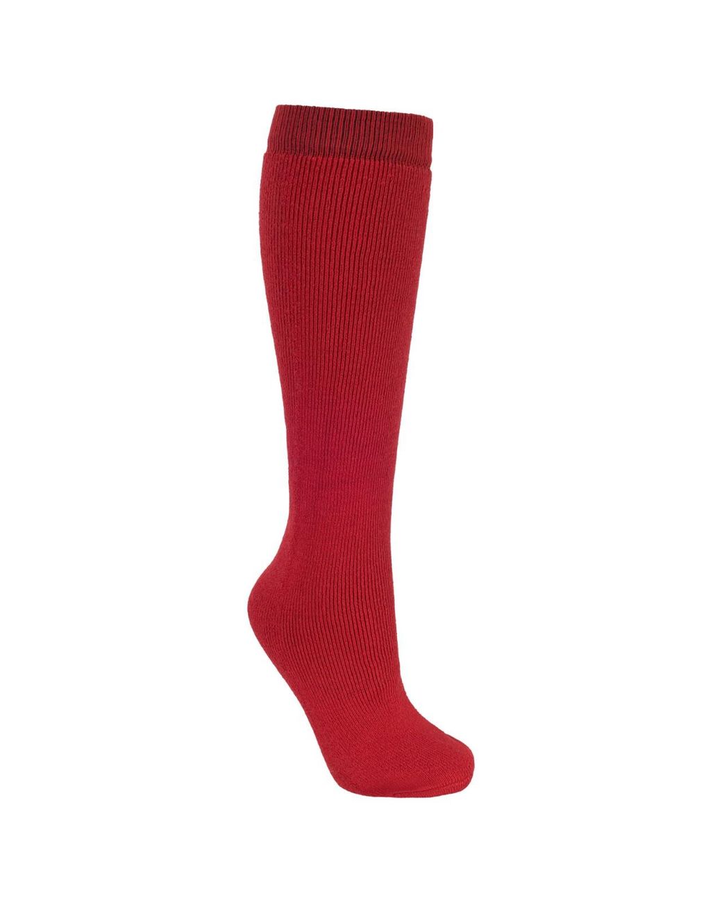 Trespass Red Adults Tubular Luxury Wool Blend Ski Tube Socks