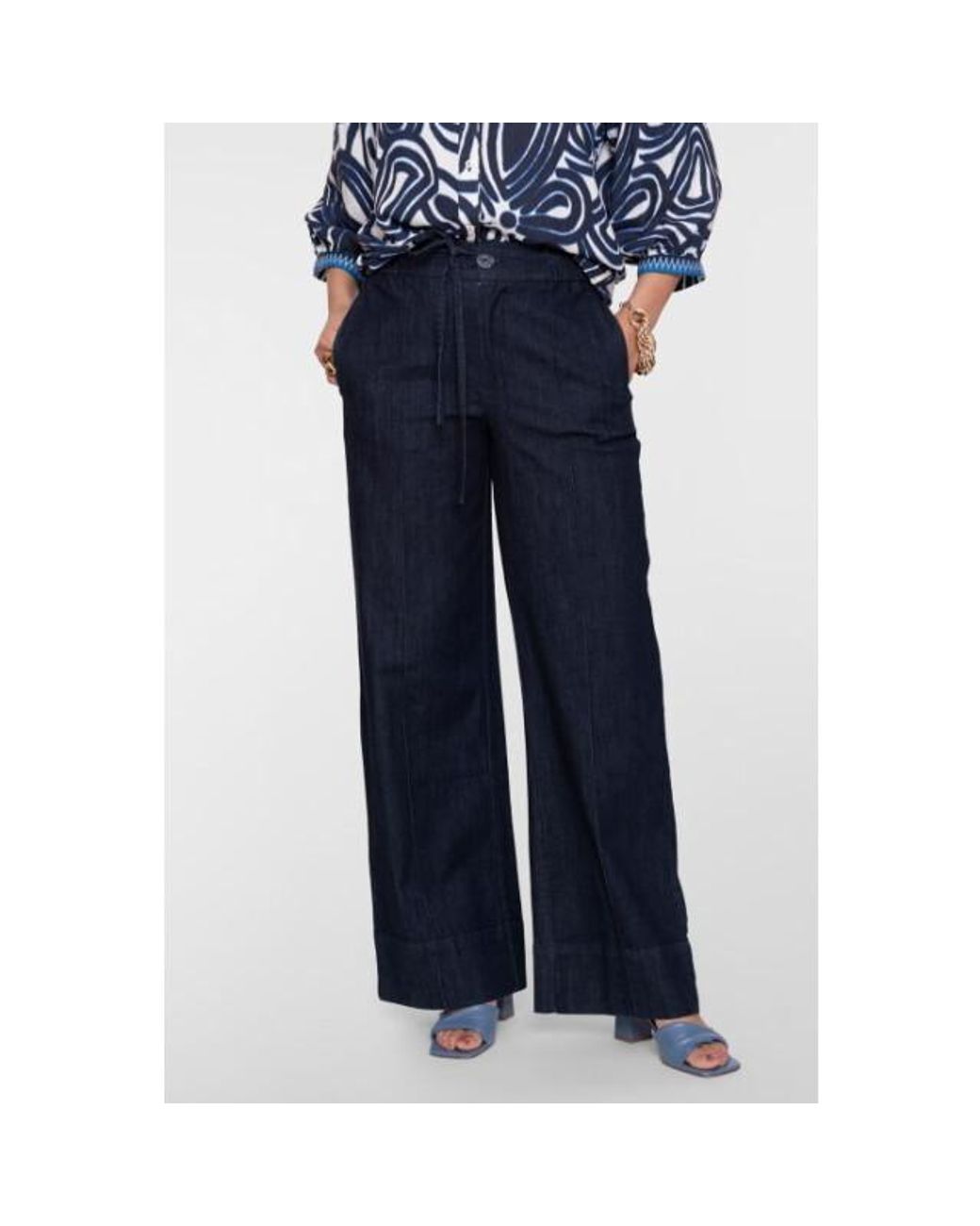 Geisha Pants 61000-10 in het Blue