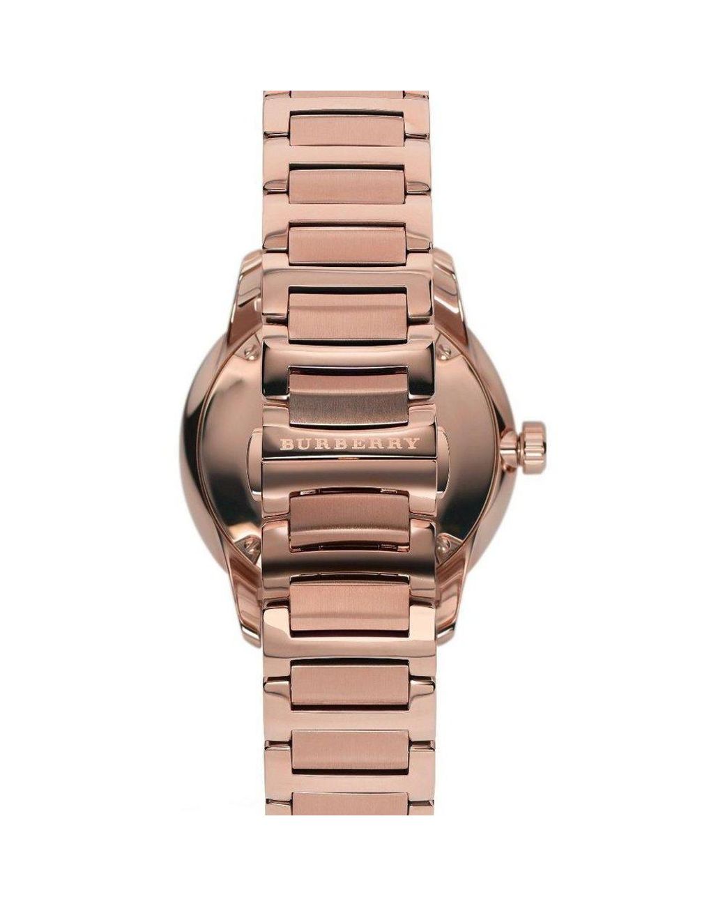 Burberry Bu10013 De Klassieke Ronde Herenhorloge in het Metallic voor heren