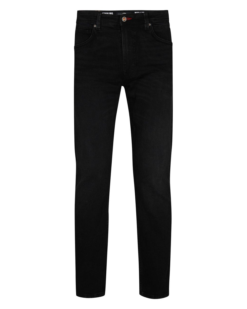 Petrol Industries Starling Straight Fit Jeans in het Black voor heren