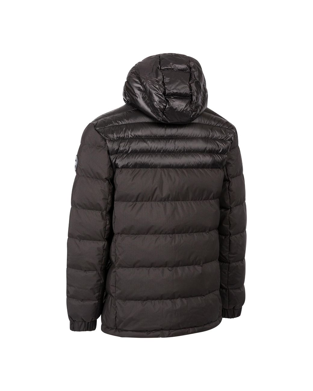 Trespass Tacker Packaway Down Jacket (zwart) in het Black voor heren