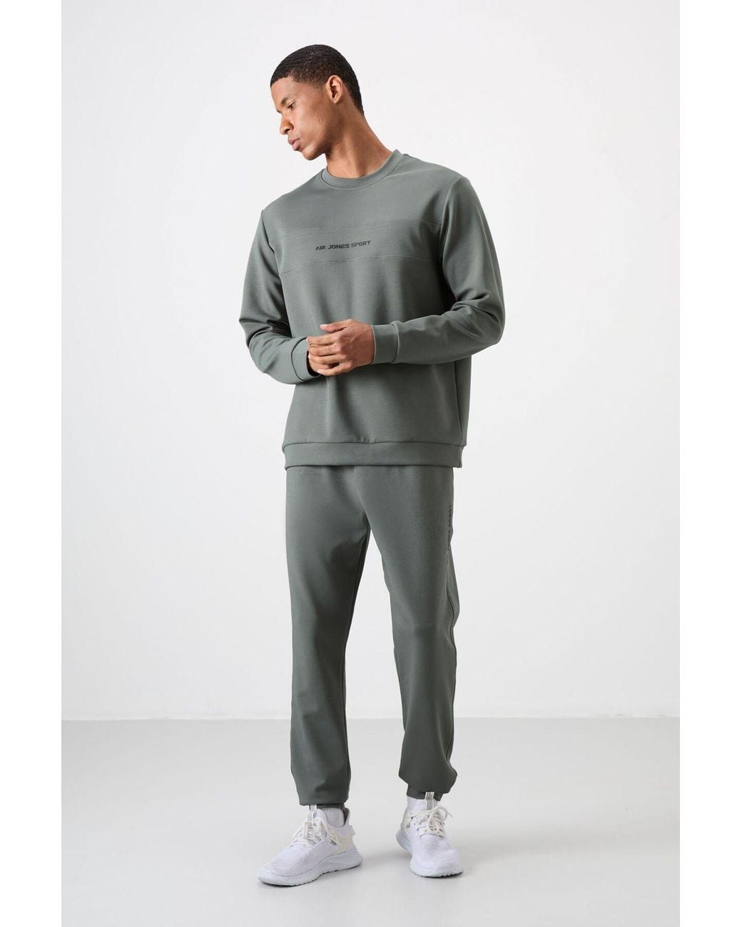 TOMMY LIFE Multicolor Printed Fleece Sweatshirt And Pants Set for men