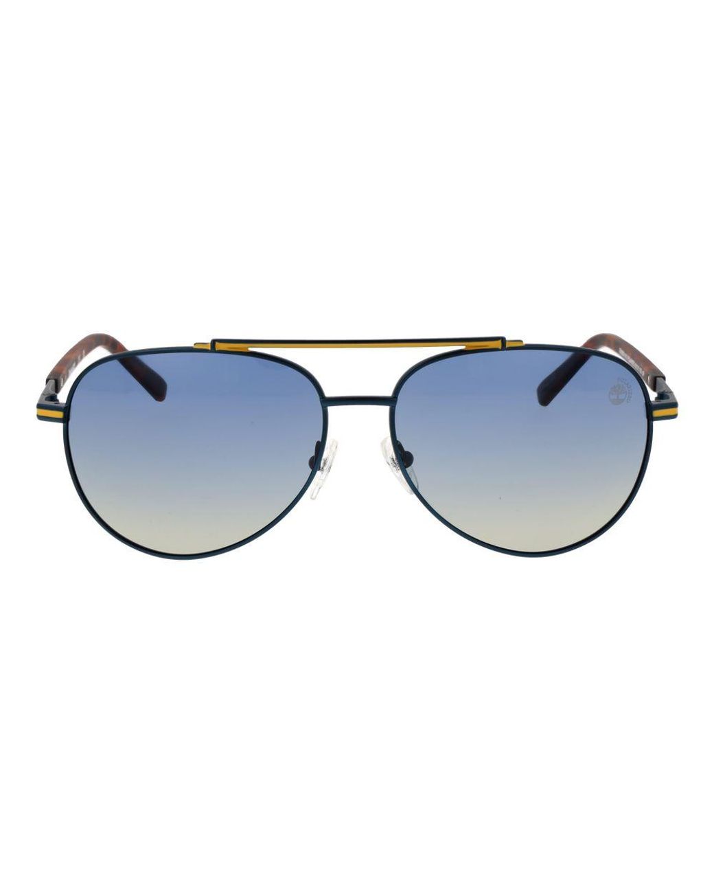 Timberland Blue Metal Sunglasses for men